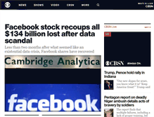 Tablet Screenshot of cbsnews.com
